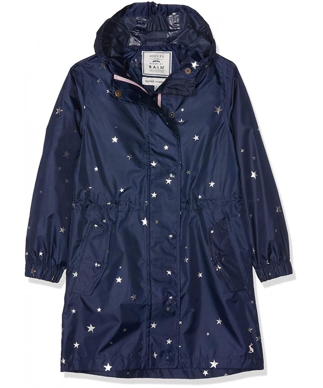 Joules Kids Printed Packaway Raincoat