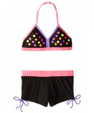 Jantzen Girls Pyramid Boyshort Bikini