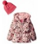 Pink Platinum Floral Puffer Accessory