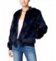 Say What Juniors Faux Fur Bomber