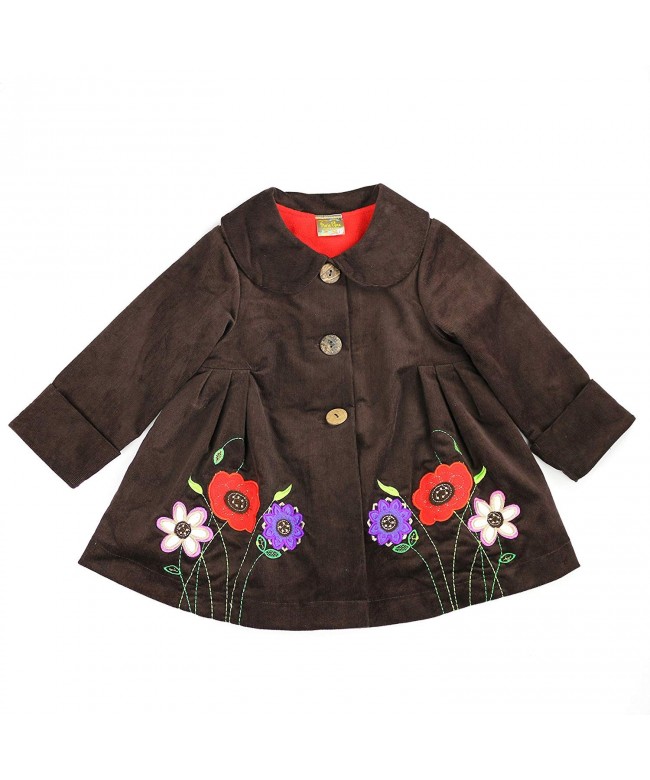 Maria Elena Toddlers Corduroy Flower