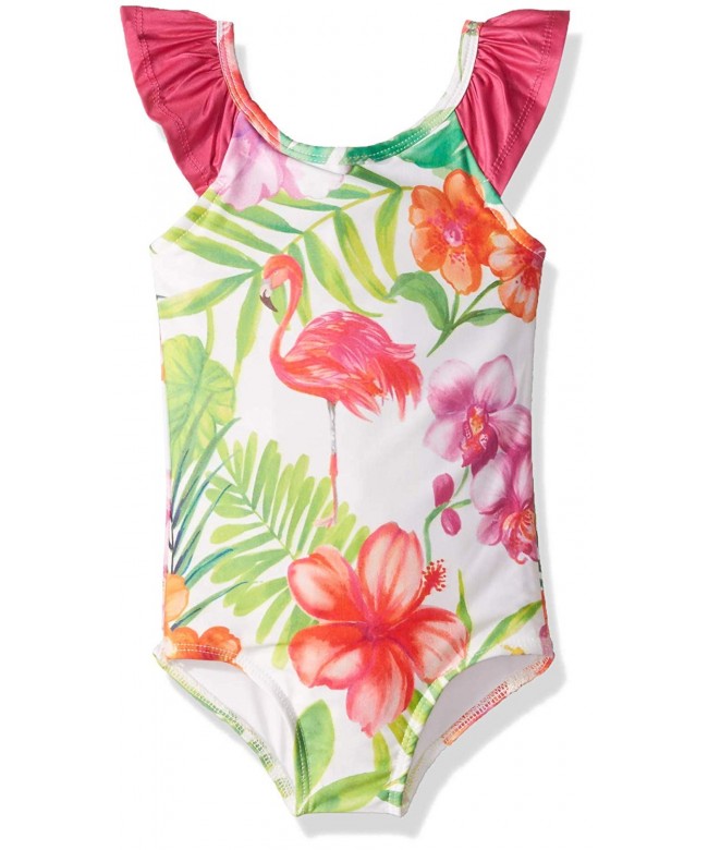 Little Girls' Flutter One Piece Flamingo Island Multi - Multi - CF18I4350L0