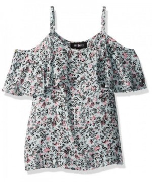 Amy Byer Girls Floral Ruffle