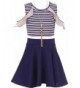 BluNight Sleeveless Striped Summer Casual