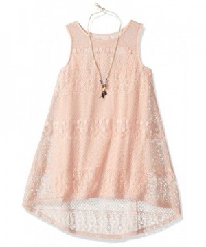 ZUNIE Girls Sleeveless Allover Necklace