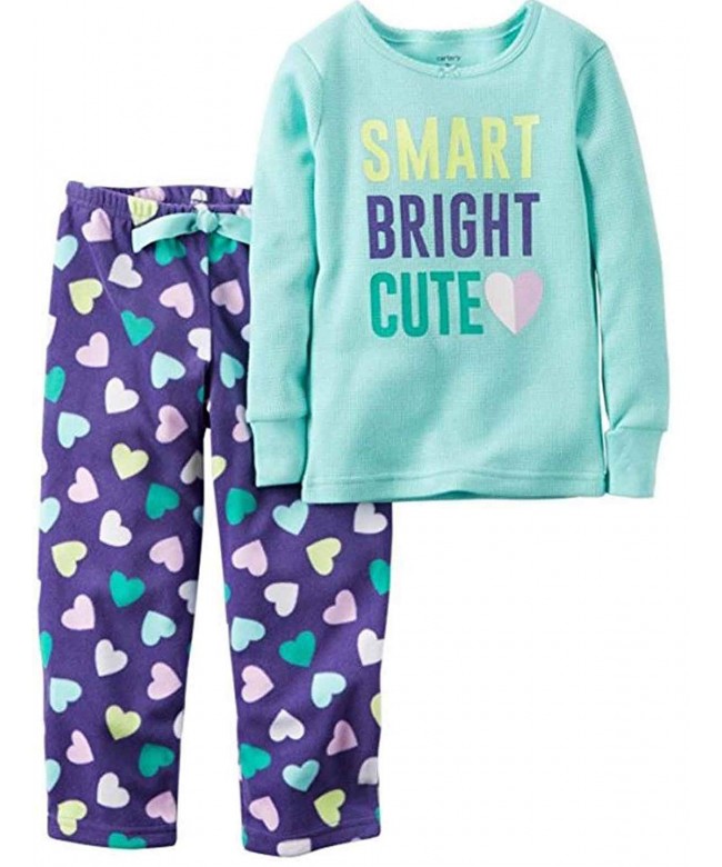 Carters Girls Flannel Pajamas Sleepwear