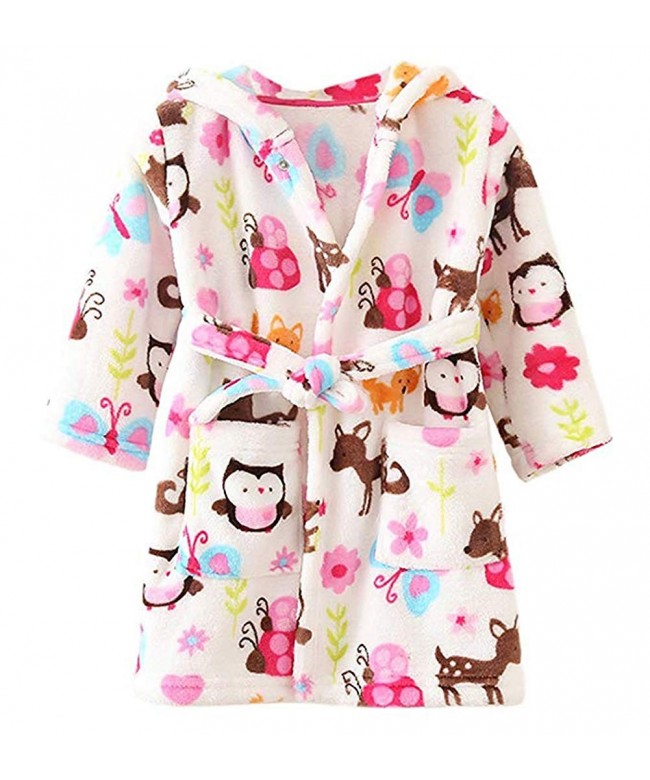 Bathrobes Toddler Bathrobe Pajamas Sleepwear - Bird - CS18HAWEIIZ
