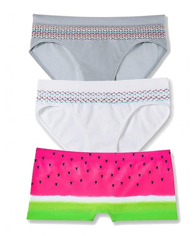 Justice Girls' Panty Bundle 3-Count - Size 6/7 - Shortie