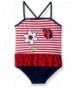 Wippette Girls Toddler Stripes Ladybug