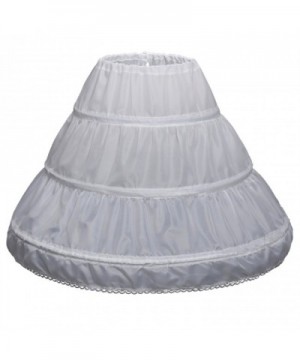 Abaowedding Girls Petticoat Flower Crinoline