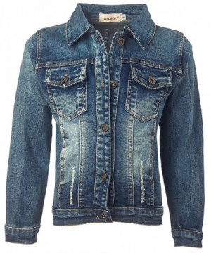 Ipuang Girls Casual Denim Jacket