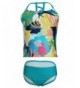 LEINASEN Bathing Colorful Printing Swimsuits