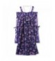 Speechless Girls Shoulder Chiffon Dress