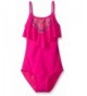 Hobie Girls Stitch Swimsuit Shoulder