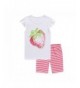 Strawberry Pajamas Cotton Sleepwear Clothes