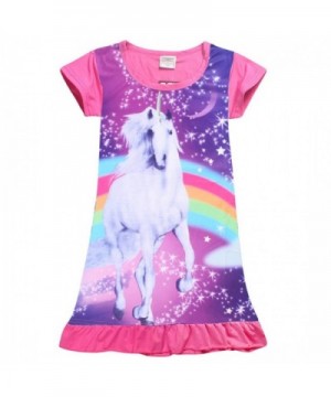 iEFiEL Adorable Rainbow Nightdress Sleepwear