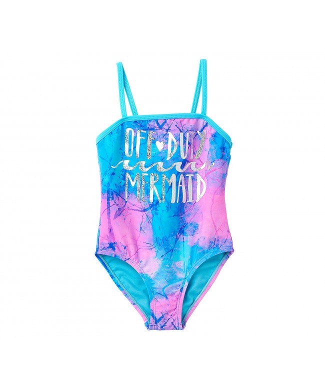 Breaking Waves Girls Mermaid Swimsuit