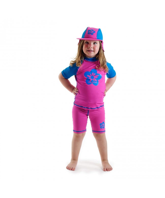 Girls Protective Swimsuit Shirt Pants