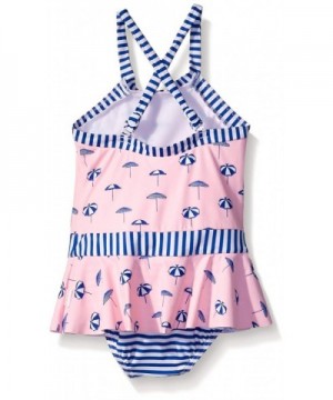 Girls' Riviera Coast Skirted One Piece Tank Swimsuit - Vintage Pink ...