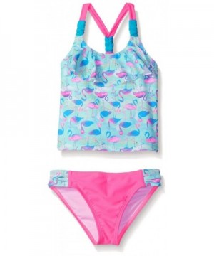 Angel Beach Flamingo Flounce Tankini