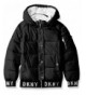 DKNY Fashion Hooded Bomber Jacket