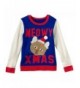 Girls Cat Christmas Sweatshirt Large