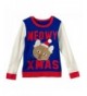 Girls Cat Christmas Sweatshirt Large