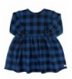 RuffleButts Little Sapphire Buffalo Cross Back