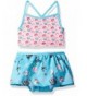 Jelly Pug Girls Tankini Swimsuit