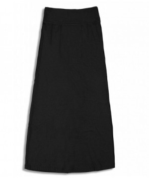 Girls 7-16 Years Old Maxi Skirts - Great for Uniform - Black - CF12NZ601MW