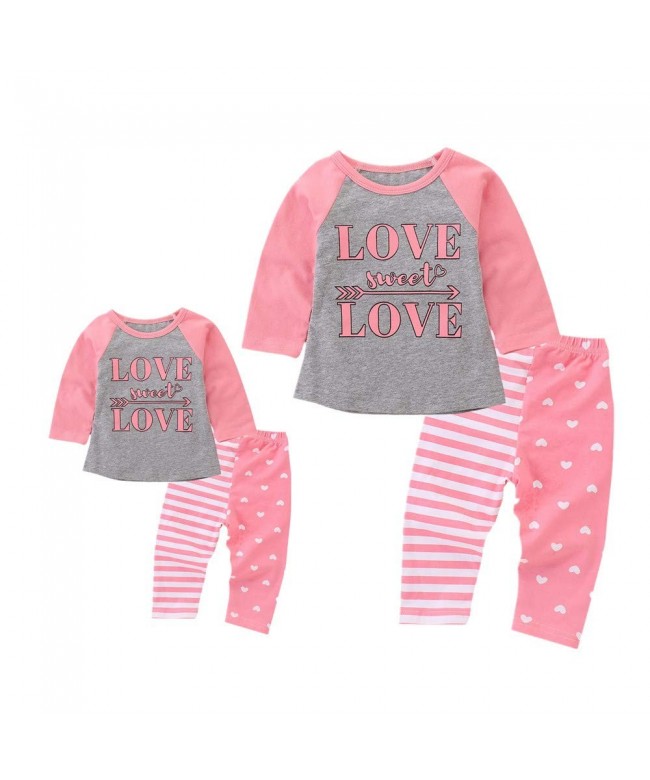 Toddler Matching Pajamas Cotton Sisters