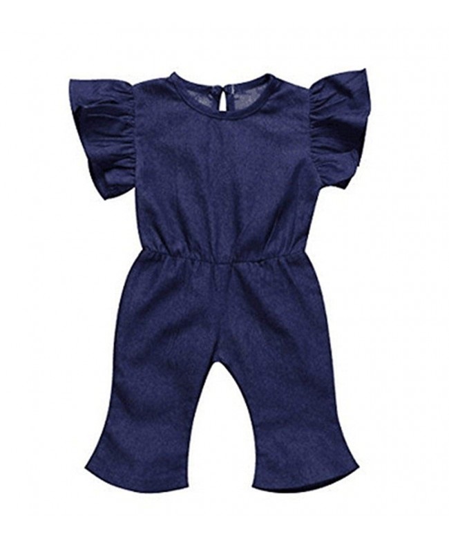 UNIQUEONE Children Ruffles Jumpsuit Outfits