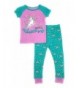 Magical Unicorn Pajamas Rainbows Two Piece