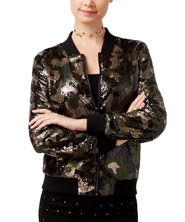 Polly Esther Juniors Sequined Camo Print