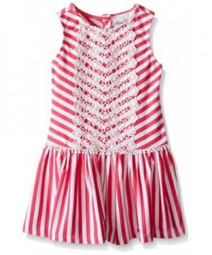 Rare Editions Girls Striped Dress