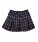 Girls Pleated Plaid Attractive Colors