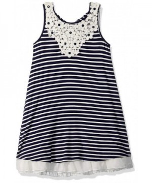 Beautees Girls Stripe Swing Crochet