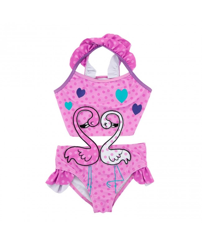 One Piece Swimsuit Bathing Cross Back Toddler