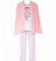 Kevince Girls Pcs Pajama Pink