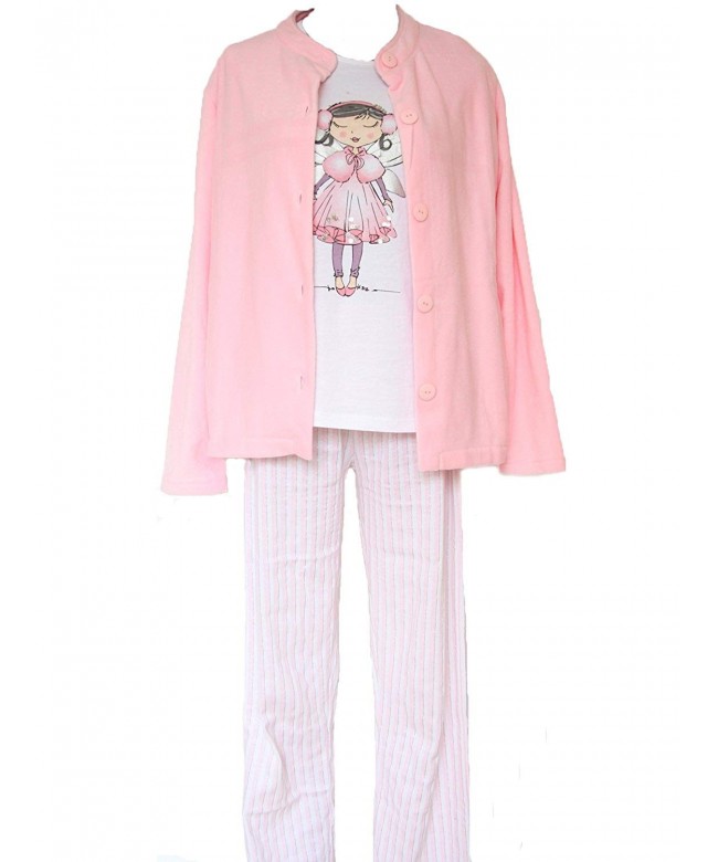 Kevince Girls Pcs Pajama Pink