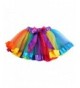Ehdching Layered Rainbow Dancewear Bowknot