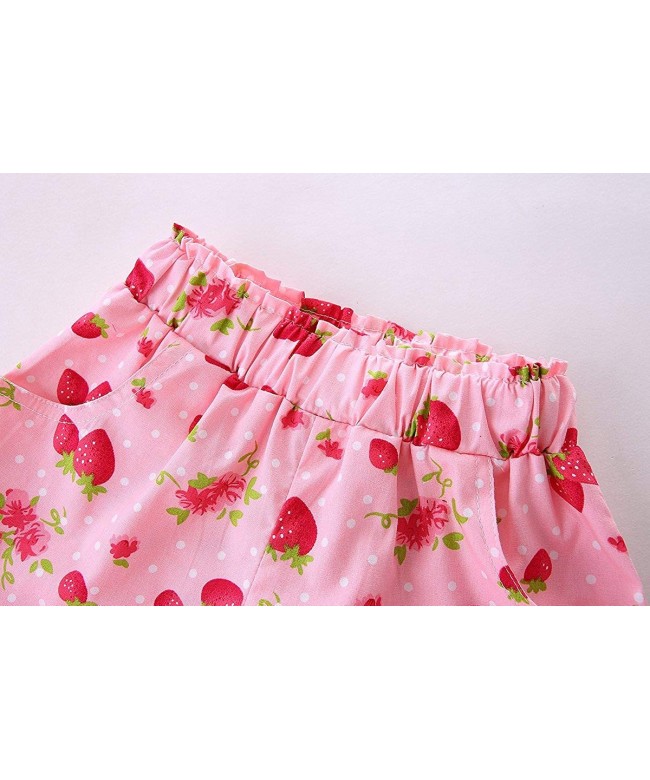 Strawberry Girls Clothes Sets Summer Holiday Cute Outfits Backless ...