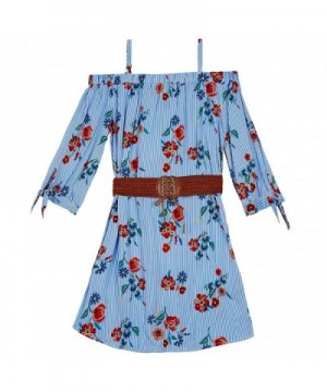 Amy Byer Girls Belted Shoulder