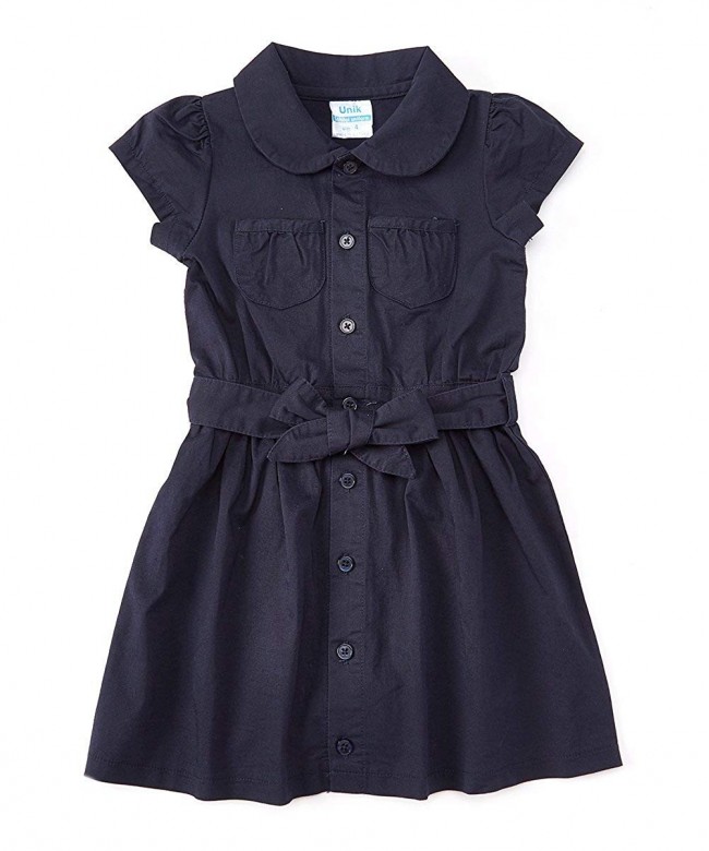 unik Uniform Belted Safari Dress