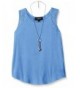 Amy Byer Girls Suede Sleeveless