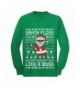 Santa Christmas Sweater Sleeve T Shirt