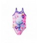 Girls Trolls Piece Striped Swimsuit