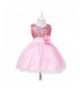 HUANQIUE Girls Wedding Pageant Princess