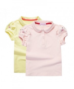 UNACOO Toddler Shirts Collar Sleeves