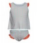 Aleumdr Little Tankini Salmon Swimsuit